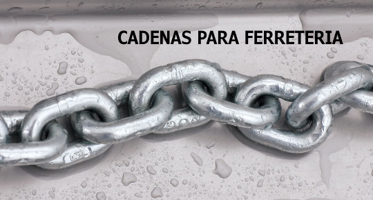 cadenas para ferreteria